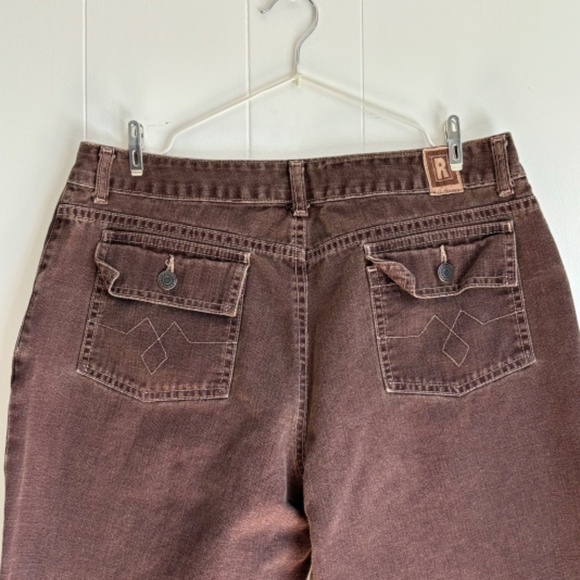 Vintage RG Browns 100% Cotton brown jeans size 32 (fits small) made in Canada - Picture 5 of 9